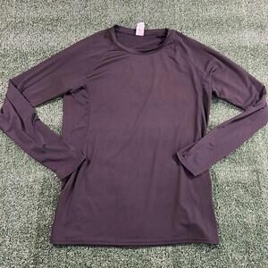 Black Long Sleeve compression/gym Shirt. Size large